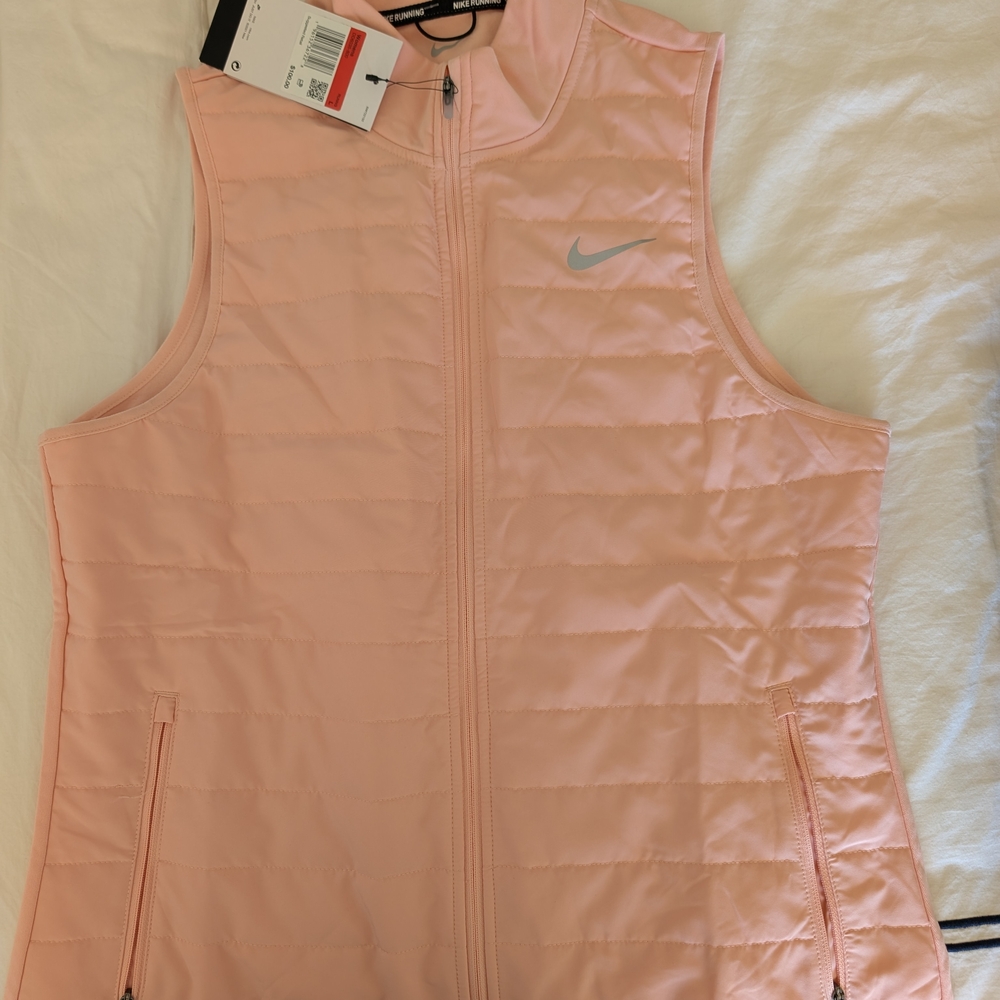 Nike Pink Quilted Vest